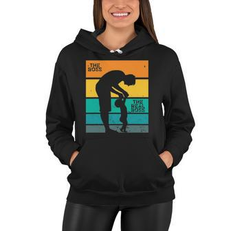 The Boss The Real Boss – Father Son Daughter Matching Dad Women Hoodie | Mazezy