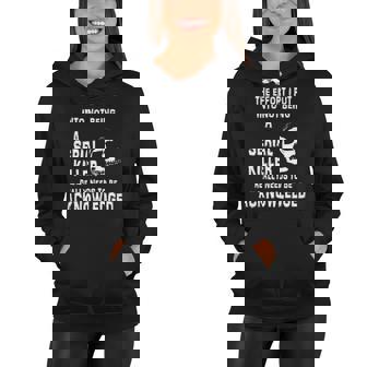 The Effort I Put Into Not Being A Serial Killer Funny Skull Women Hoodie - Thegiftio