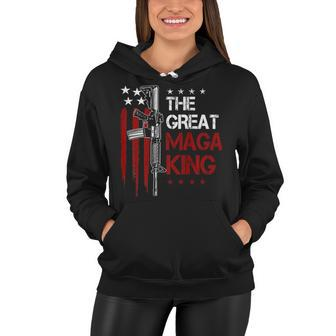 The Return Of The Great Ultra Maga King Women Hoodie - Monsterry