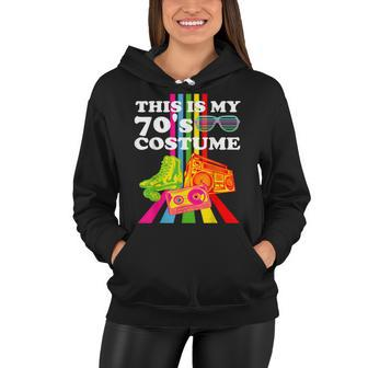 This Is My 70S Costume Party Outfit Gift Seventies Retro Women Hoodie - Thegiftio UK