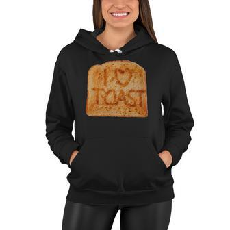 Toasted Slice Of Toast Bread Women Hoodie | Mazezy