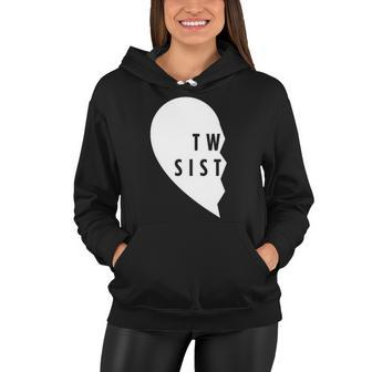Twin Sisters Heart Half Matching Set 1 Of 2 Gift Women Hoodie | Mazezy