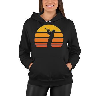 Vintage Trumpet Cool Retro Trumpet Player 158 Shirt Women Hoodie | Favorety