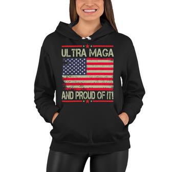 Vintage Ultra Maga And Proud Of It V2 Women Hoodie | Favorety