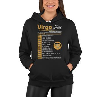 Virgo Zodiac Virgo Facts Birthday Women Hoodie - Seseable