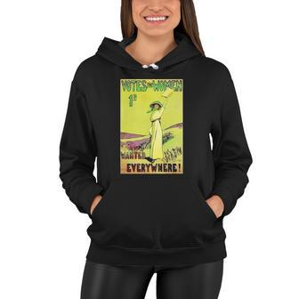 Votes For Women Wanted Everywhere Women Hoodie | Mazezy