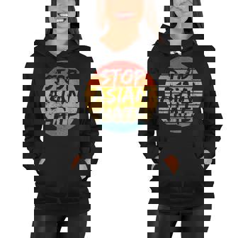 Womens Anti Asian Racism Retro Vintage Aapi Support Stop Asian Hate Women Hoodie - Thegiftio