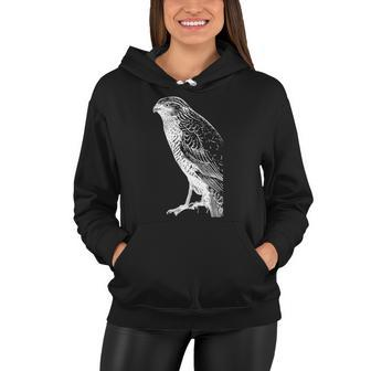 Womens Bird Falcon Bird Of Prey Women Hoodie | Mazezy