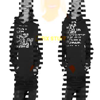 Womens Eat Sleep Fix Stuff Repeat Funny Handyman Fixer Maintenance Women Hoodie - Thegiftio