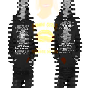 Womens Gemini Girl I Can Be Mean Saying Birthday Zodiac Girls Women Hoodie - Seseable