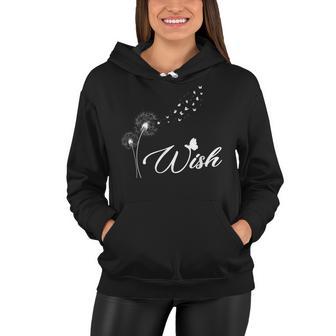 Wünsch Dir Was Dandelion Butterfly Dandelion Women Hoodie - Thegiftio UK