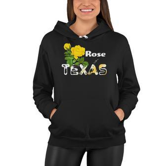 Yellow Rose Of Texas Classic Watercolor Women Hoodie | Mazezy