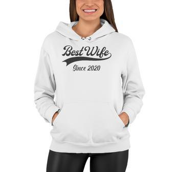 2Nd Wedding Aniversary Gift For Her - Best Wife Since 2020 Married Couples Women Hoodie | Mazezy