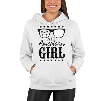 All American Girl 4Th Of July Family Matching Sunglasses Women Hoodie | Favorety AU