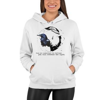 Balance Once You Understand The Darkness You Will Embrace The Light Women Hoodie | Mazezy