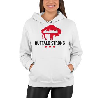 Buffalo Strong Pray For Buffalo Buffalo Strong Women Hoodie | Favorety AU