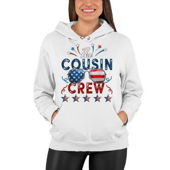 Cousin Crew 4Th Of July Patriotic American Family Matching V3 Women Hoodie - Seseable