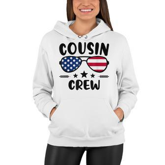 Cousin Crew 4Th Of July Patriotic American Family Matching V7 Women Hoodie - Seseable