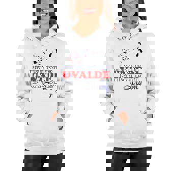 Dandelion Uvalde Strong Texas Strong Pray Protect Kids Not Guns Women Hoodie | Mazezy