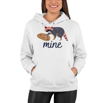 Funny Cookie Raccoon Food Lover Women Hoodie | Favorety