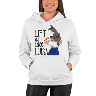 Funny Lift Like Luisa Womens Mens Raglan Baseball Tee Women Hoodie | Mazezy