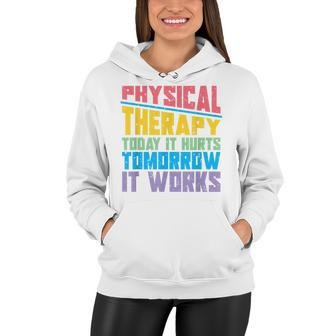 Funny Pt Therapist Pta Physiotherapy Physical Therapy Women Hoodie - Seseable