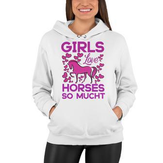 Girls Love Hhoresed So Much Women Hoodie | Favorety CA