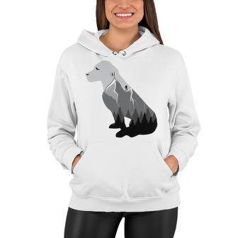 Happiness Is A Day Spent Hiking With My Dog Women Hoodie - Monsterry