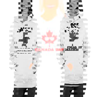 Happy Canada Day Funny Maple Leaf Canada Day Kids Toddler Women Hoodie - Seseable