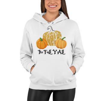 Happy Fall Yall Its Fall Yall Leopard Print Pump V2 Women Hoodie | Favorety