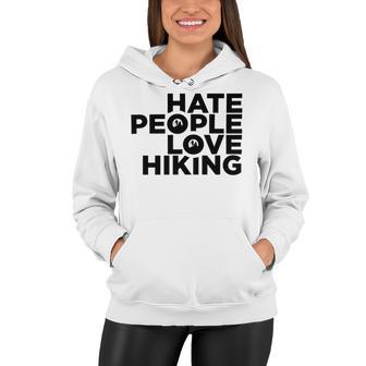 Hate People Love Hiking V2 Women Hoodie | Favorety UK