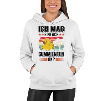 Ich Mag Einfach Gummienten Badeente Women Hoodie | Favorety CA