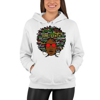 Juneteenth Black Woman Tshirt Women Hoodie - Monsterry