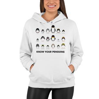 Know Your Penguins Women Hoodie | Favorety AU