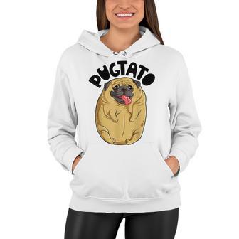 Pugtato Pug Potato Dog Lovers Costume Funny Meme Gifts Women Hoodie | Favorety AU