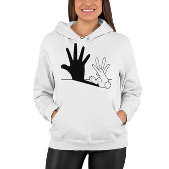 Rabbit Hand Shadow Women Hoodie | Favorety AU