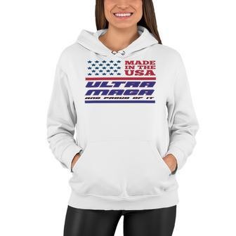 Vintageultra Maga And Proud Of It Made In Usa Women Hoodie - Monsterry