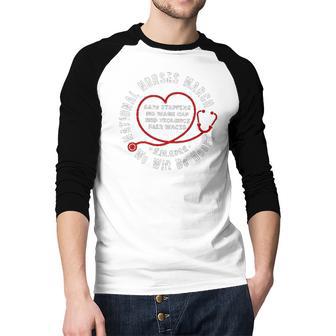 We Will Be Heard National Nurses March May Raglan Baseball Shirt | Mazezy