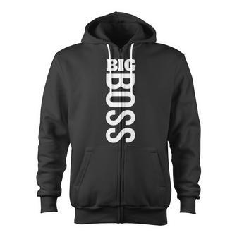 Big Boss Managers Zip Up Hoodie | Mazezy
