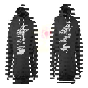 Japanese Culture Zen Buddhist Bonsai Lover Bonsai Tree Zip Up Hoodie | Mazezy