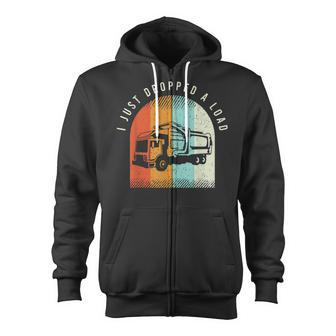 Mens Recycling Truck Driver Saying For A Driver Of Garbage Truck V3 Zip Up Hoodie - Seseable