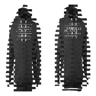 Ukulele Player Gifts - I Play Ukulele & I Know Things Funny Zip Up Hoodie | Mazezy