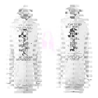 Halloween Dead Inside But Caffeinated Halloween Outfit Zip Up Hoodie | Mazezy