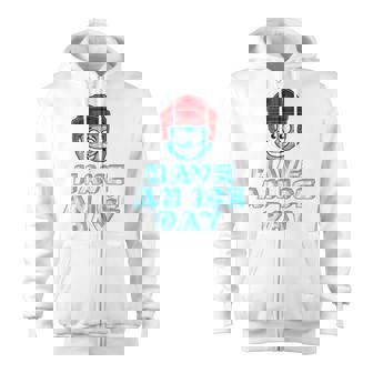 Have An Ice Day Funny Player Gift Ice Sports Zip Up Hoodie | Mazezy