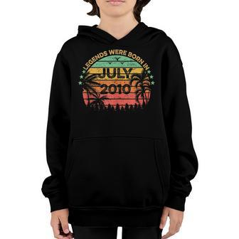 12 Year Old Awesome Since July 2010 12Th Birthday Vintage Youth Hoodie - Seseable