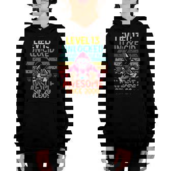 13 Years Boy Funny Gamer Seven 13Th 13 Years Old Birthday Youth Hoodie | Mazezy