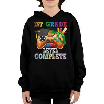 1St Grade Level Complete Last Day Of School Graduation Youth Hoodie | Mazezy