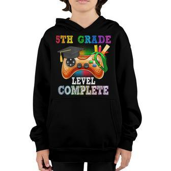 5Th Grade Level Complete Last Day Of School Graduation  V2 Youth Hoodie