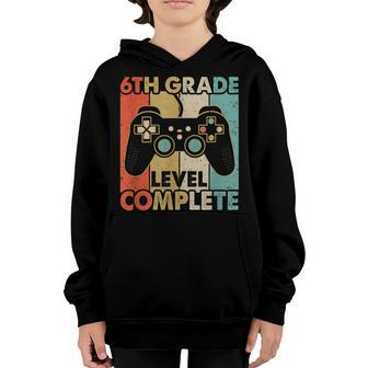 6Th Grade Graduation Level Complete Video Games Boy Kids Youth Hoodie - Seseable