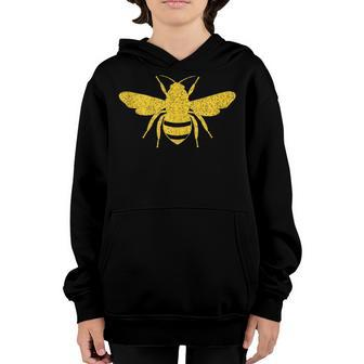 Bee Bee Bee Silhouette - Sweet Insect Gift For Honeybee Lovers Youth Hoodie - Monsterry